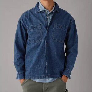 American Eagle Outfitters Mechanic Shirt, Indigo, Medium, NWT